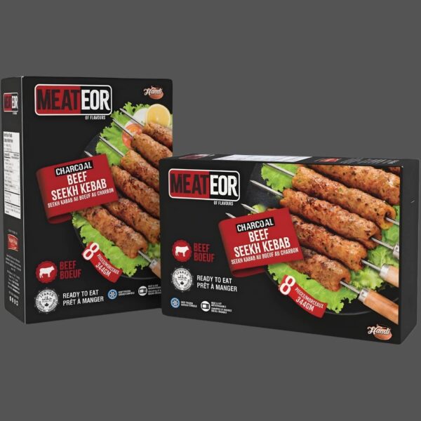 Meateor Charcoal Beef Seekh Kebab 344g